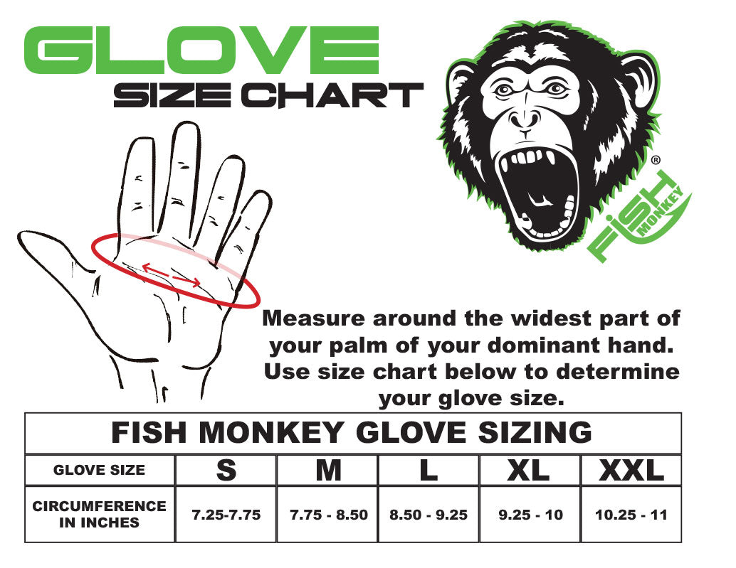 Fish Monkey The Blocker Neoprene Fishing Gloves - TACKLE WAREHOUSE AMERICA​