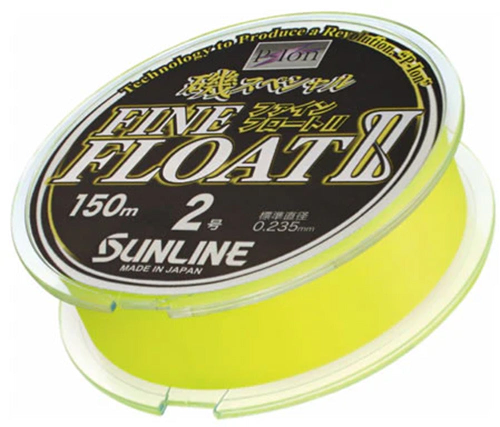 Sunline Fine Float Yellow Nylon Monofilament Standard Spool - 165 Yards - TACKLE WAREHOUSE AMERICA​