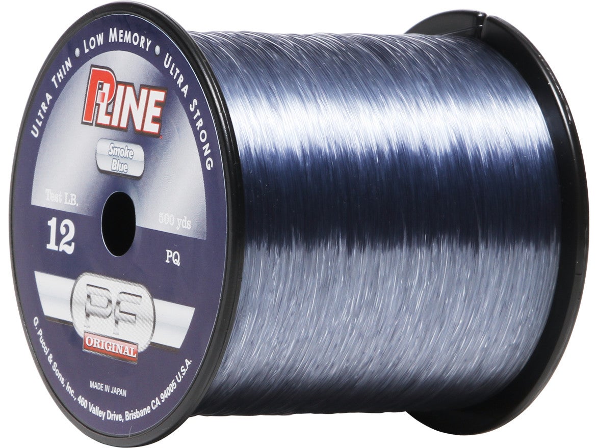 P-Line Original Copolymer Monofilament Smoke Blue - TACKLE WAREHOUSE AMERICA​