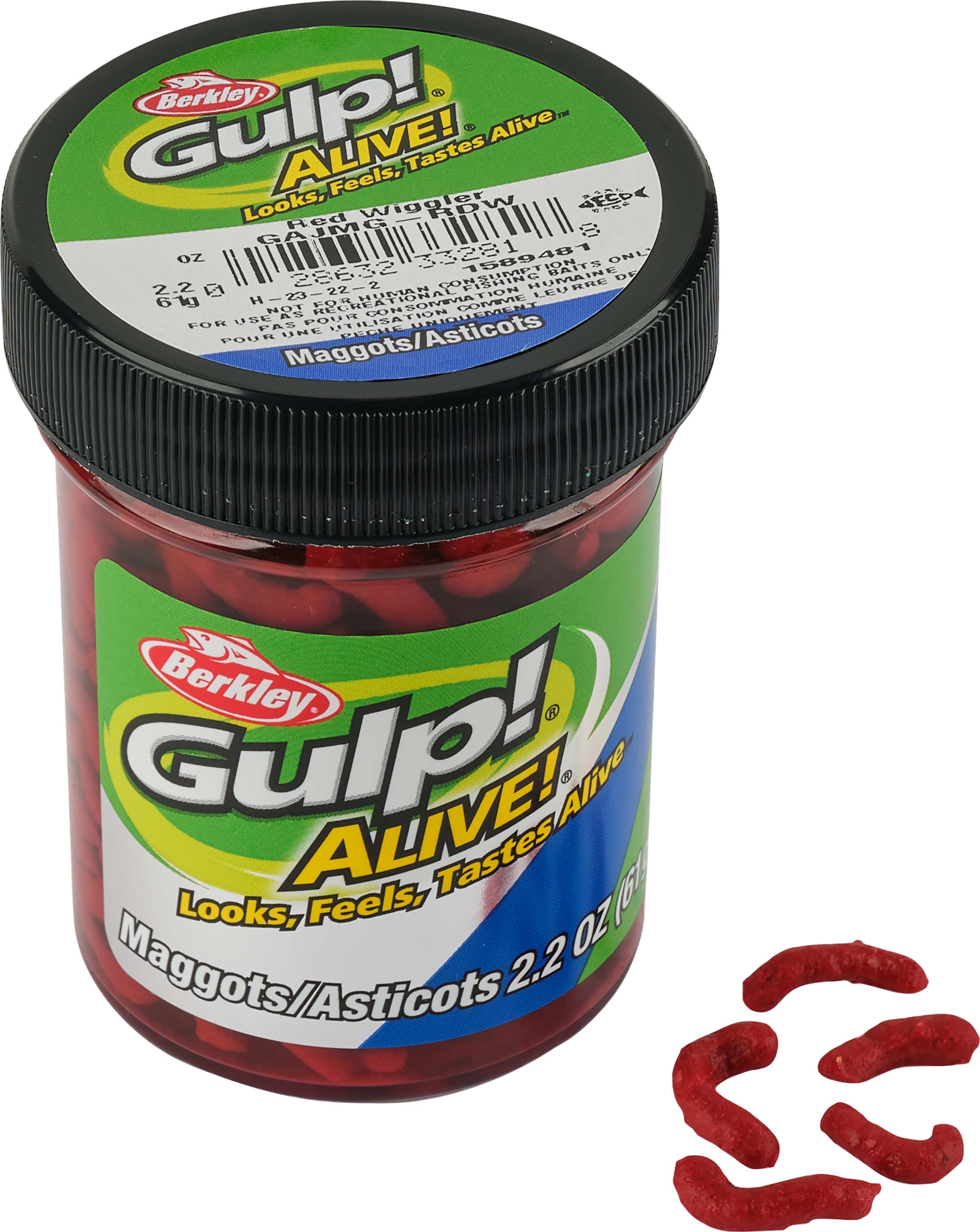 Berkley Gulp! Alive! 1 inch White Maggots 2.2 oz. Jar - TACKLE WAREHOUSE AMERICA​