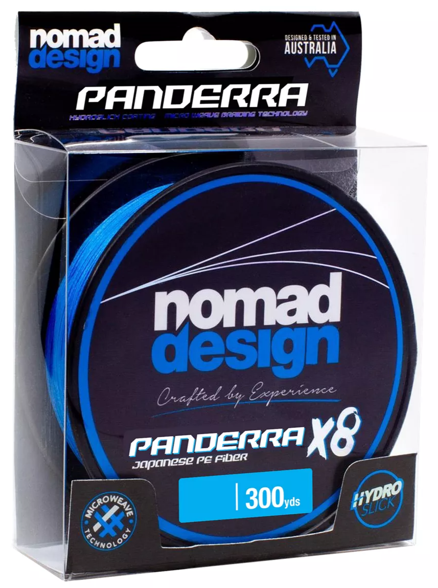 Nomad Design Panderra 8X Blue Braid - TACKLE WAREHOUSE AMERICA​