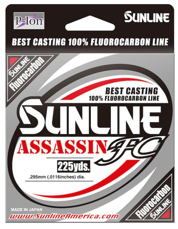 Sunline Assassin FC Fluorocarbon 225 Yards - TACKLE WAREHOUSE AMERICA​