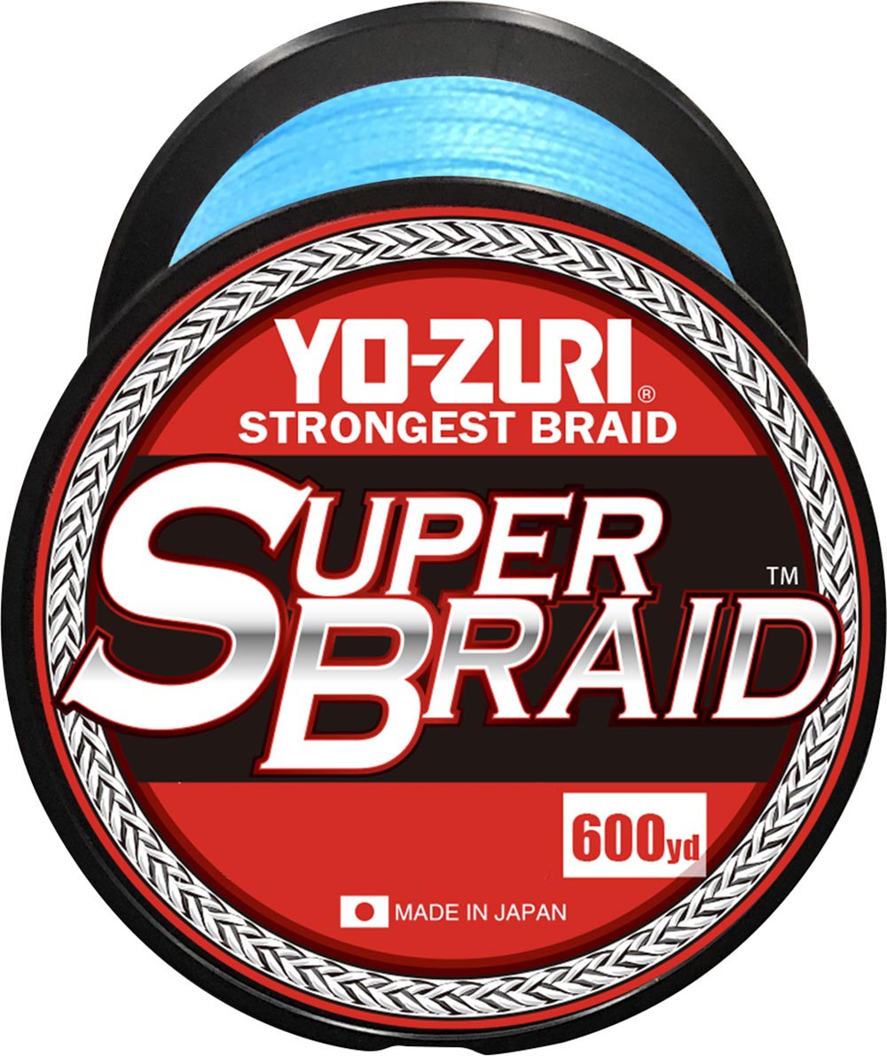 Yo-Zuri SuperBraid Blue - 600 Yard Spool - TACKLE WAREHOUSE AMERICA​