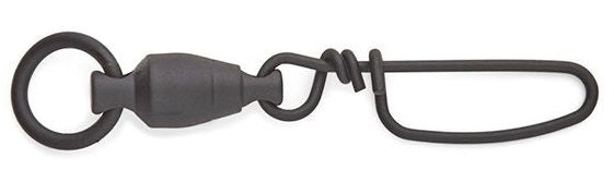 Sampo Welded Ring Coastlock Snap Swivel Black - TACKLE WAREHOUSE AMERICA​