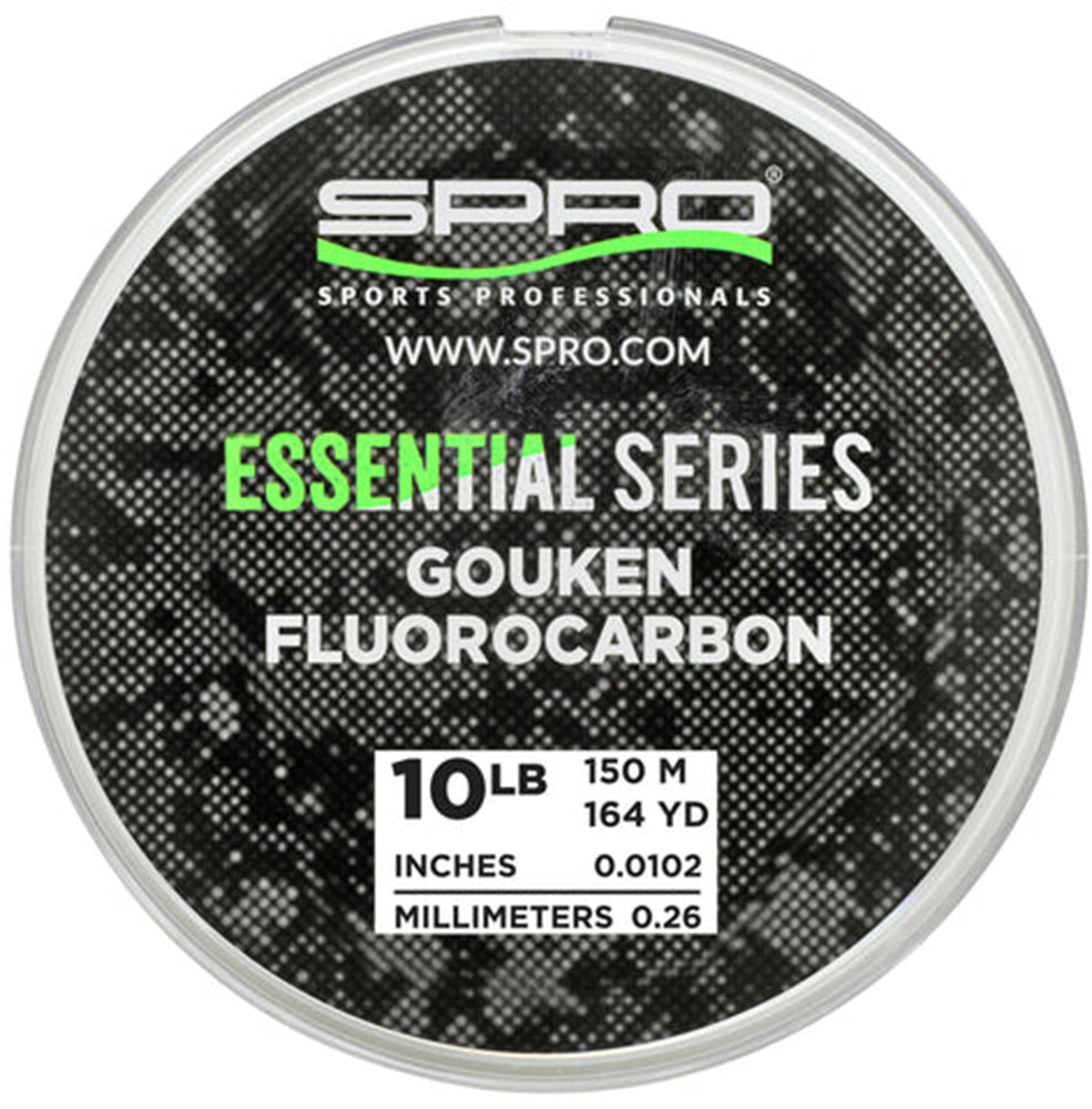 SPRO Gouken Fluorocarbon Mainline Filler Spool - 164 Yards - TACKLE WAREHOUSE AMERICA​