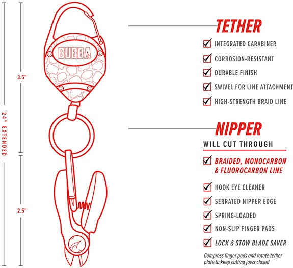 Bubba Nipper & Tether Combo - TACKLE WAREHOUSE AMERICA​