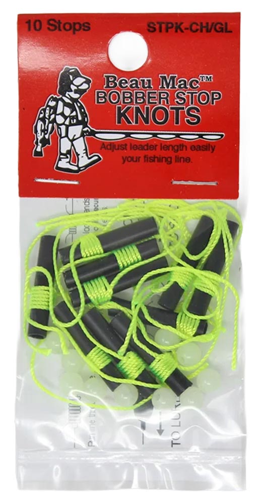 Beau Mac Bobber Stop Knots w/Beads - 10 Pack - TACKLE WAREHOUSE AMERICA​