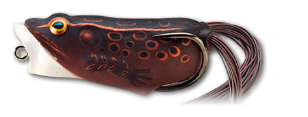 LIVETARGET Popper Frog Hollow Body Topwater Frog - TACKLE WAREHOUSE AMERICA​