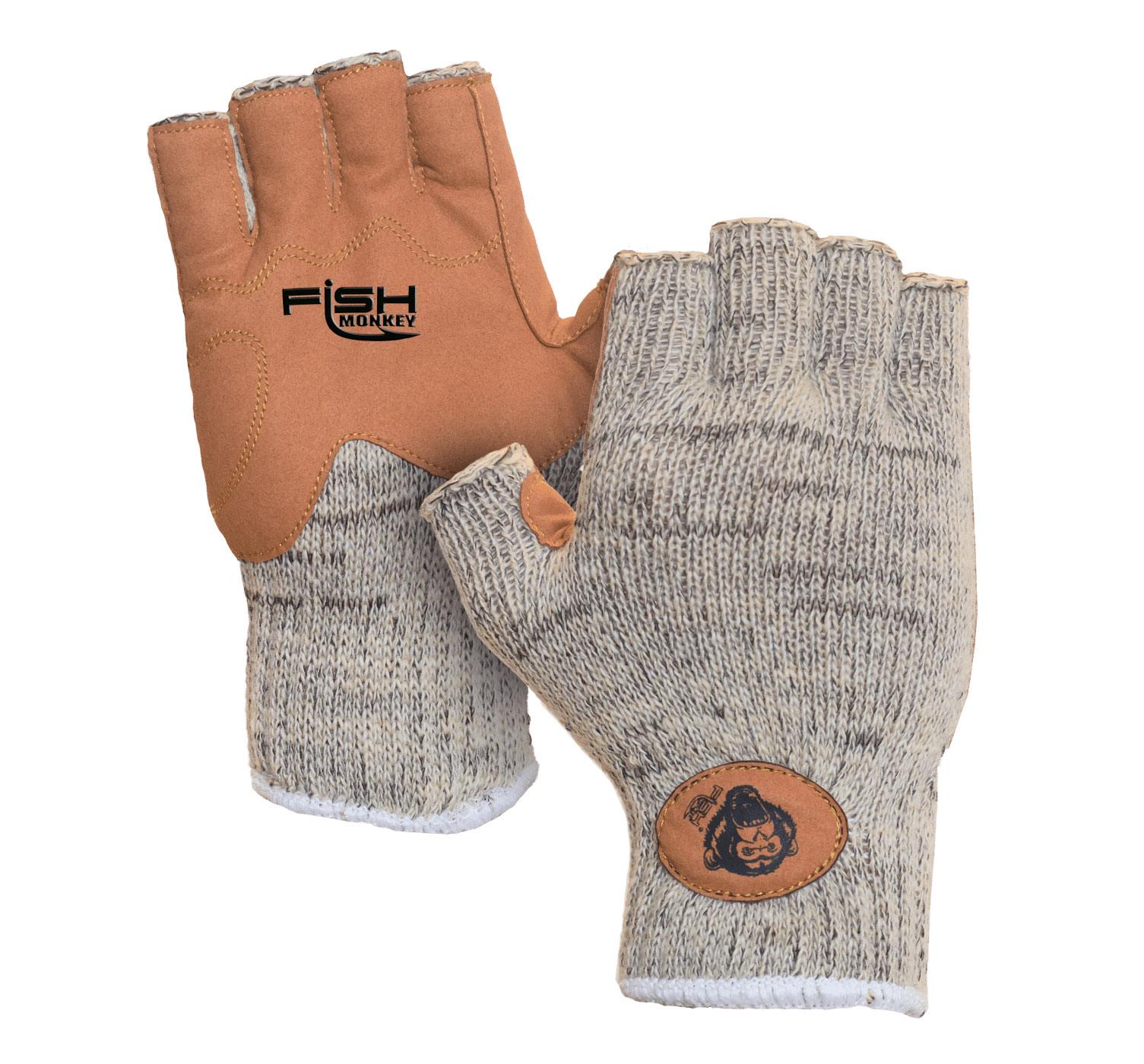 Fish Monkey Wooly Half-Finger Wool Fishing Tech Gloves - TACKLE WAREHOUSE AMERICA​