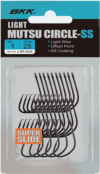 BKK Mutsu Circle Light-SS Hook - TACKLE WAREHOUSE AMERICA​