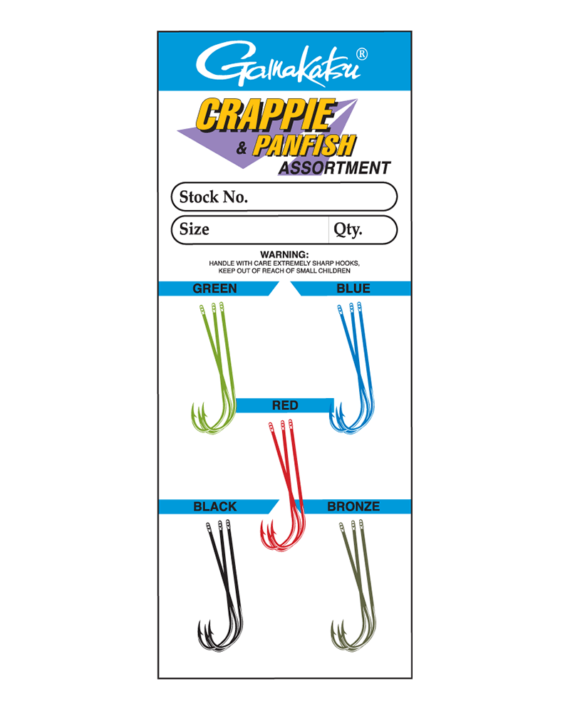 Gamakatsu Multi-Color Crappie & Panfish Hook Assortment - TACKLE WAREHOUSE AMERICA​