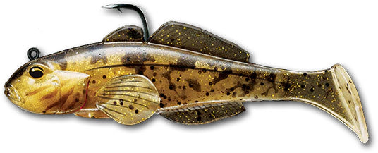 LIVETARGET Goby Paddle Tail Swimbait 3 pack - TACKLE WAREHOUSE AMERICA​