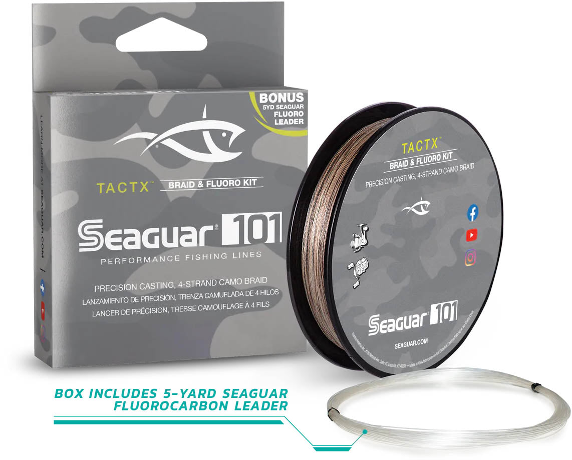 Seaguar TactX Camo Braid - TACKLE WAREHOUSE AMERICA​