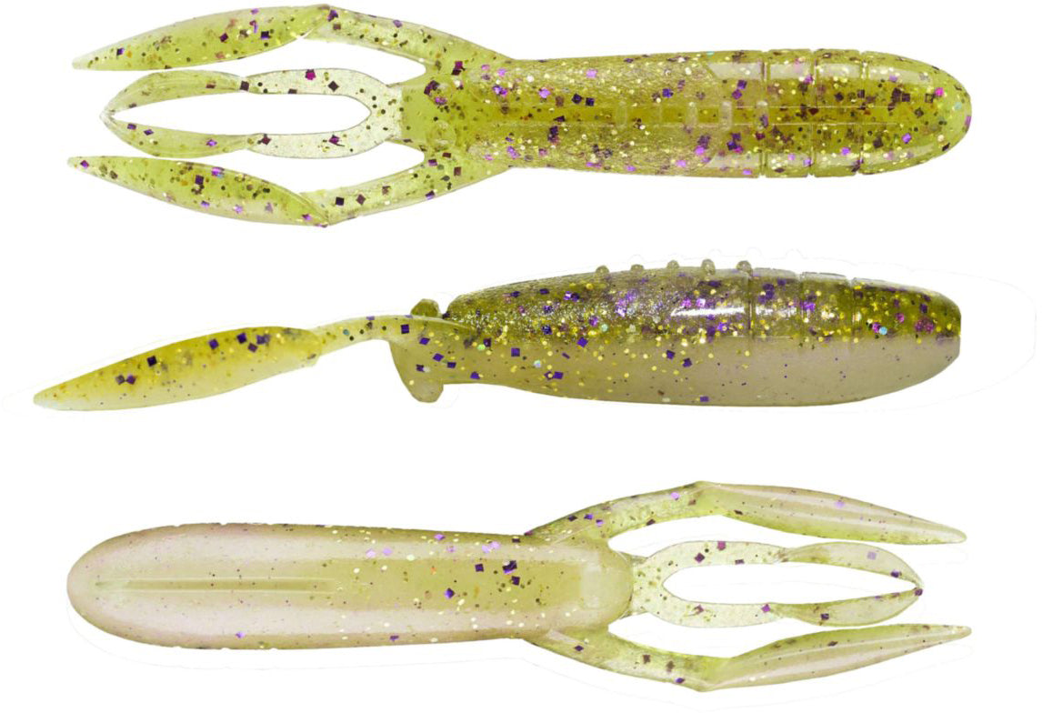 Keitech Glide Camaron 3.5 Inch Soft Plastic Craw - 6 Pack - TACKLE WAREHOUSE AMERICA​