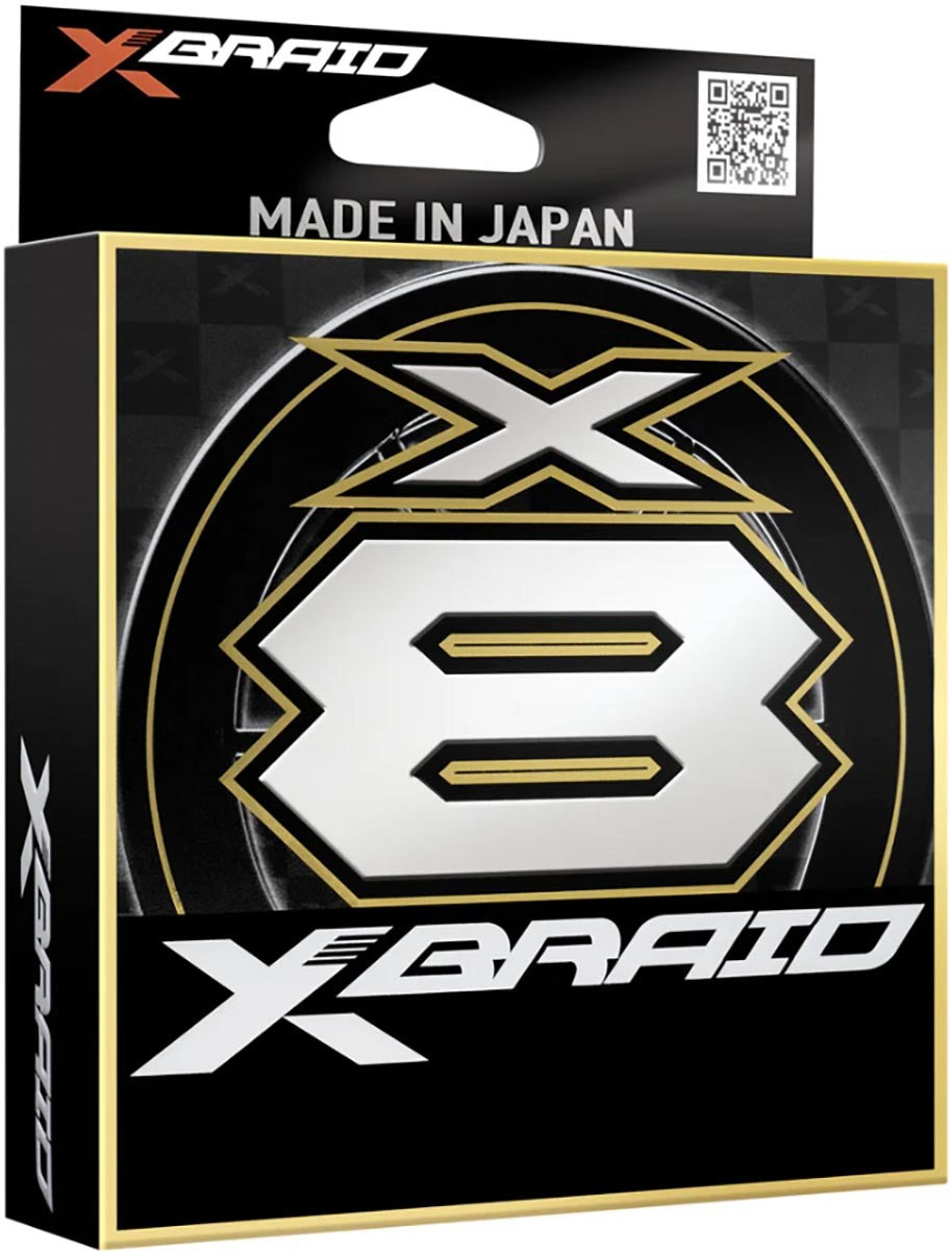 X-Braid X8 Chartreuse Green w/White Markings Braid - 165 Yard Spool - TACKLE WAREHOUSE AMERICA​