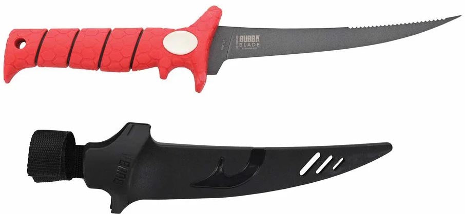 Bubba Tapered Flex Serrated Back Fillet Knife - 7 Inch - TACKLE WAREHOUSE AMERICA​