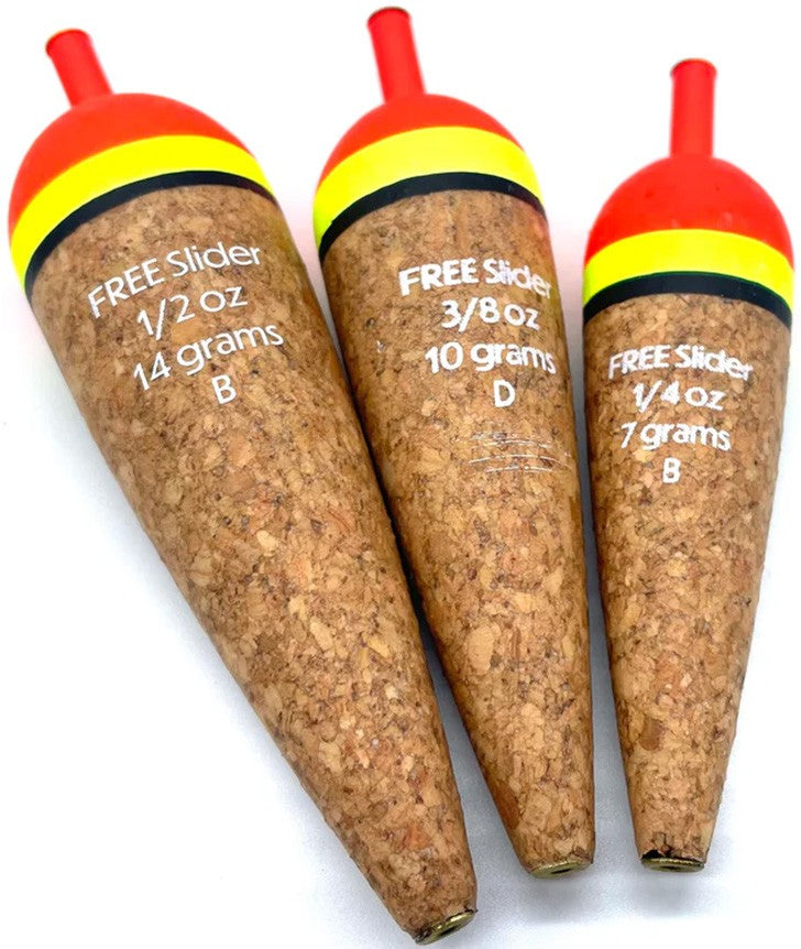 BnR Tackle Free Slider Cork Floats - TACKLE WAREHOUSE AMERICA​