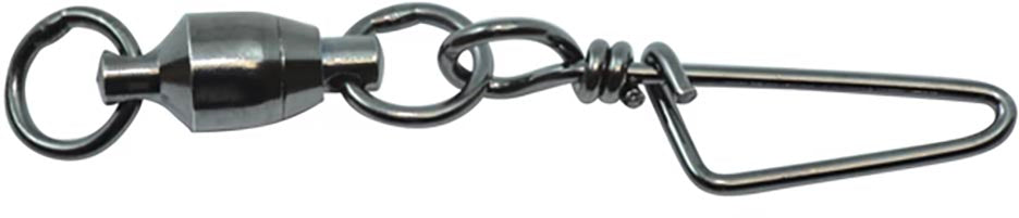 SPRO Ball Bearing Swivel w/Coastlock Snap & 2 Welded Rings - NS Black Finish - TACKLE WAREHOUSE AMERICA​