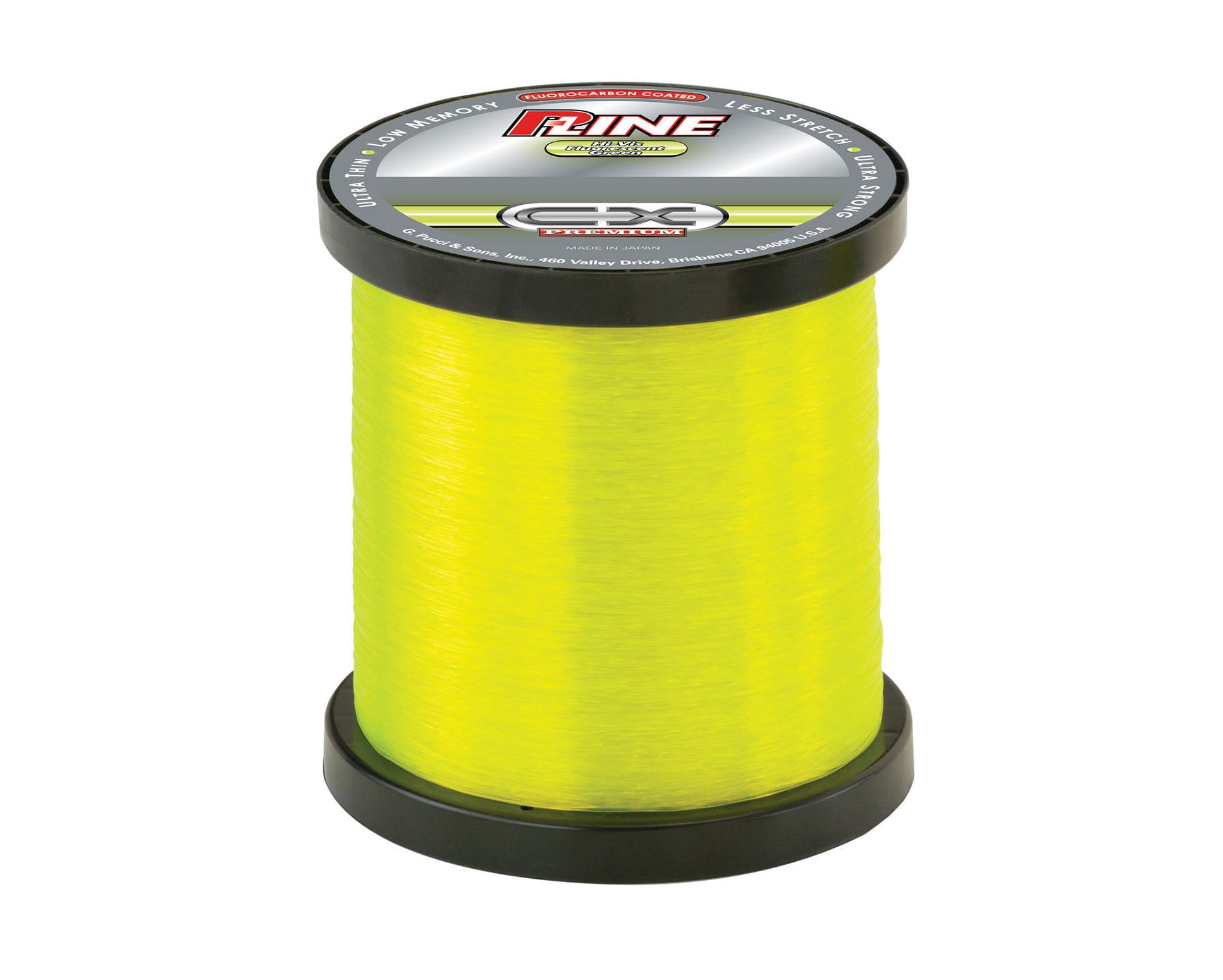 P-Line CX Premium Coated Fluoro 3000 Yard Hi Vis - TACKLE WAREHOUSE AMERICA​