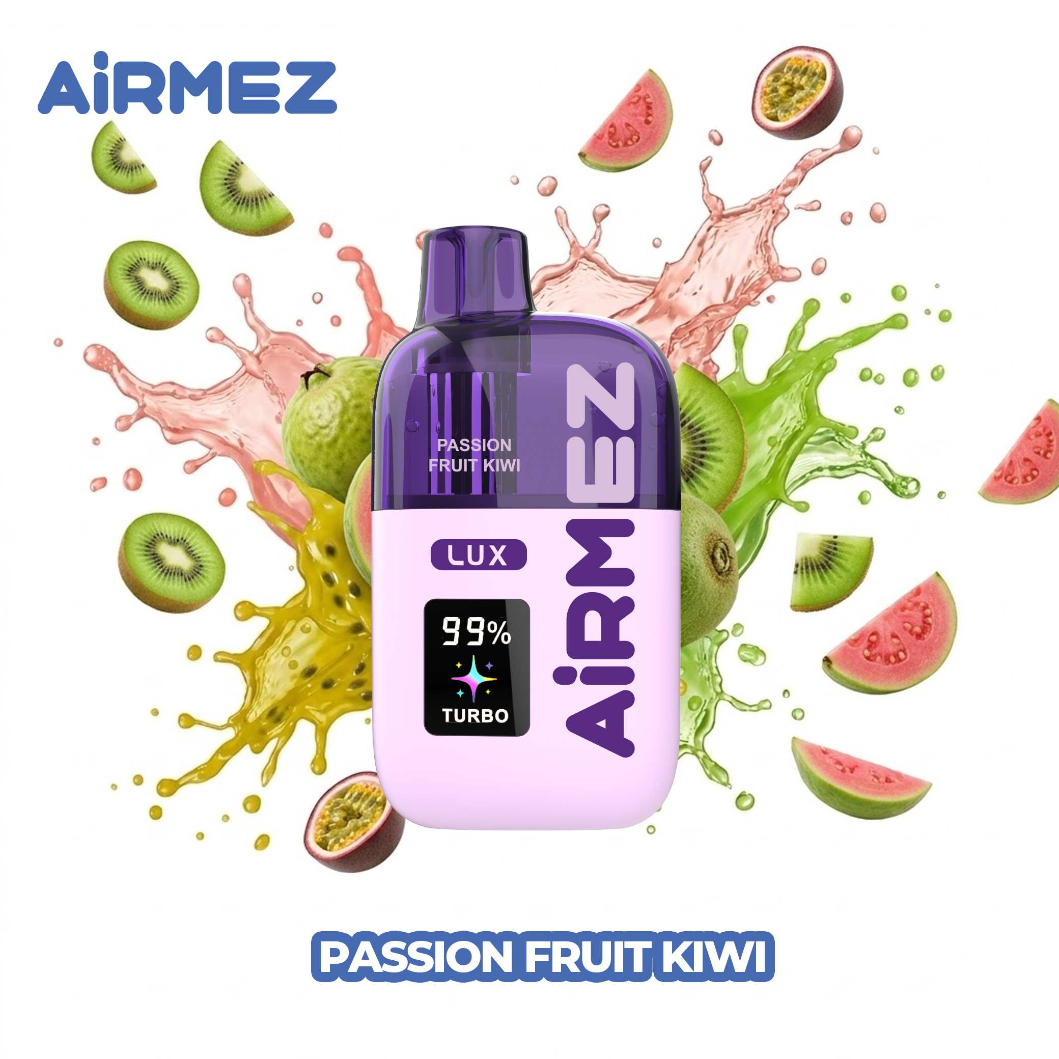 Airmez Lux 60000 Flavour Passion Fruit Kiwi Exotic Mix