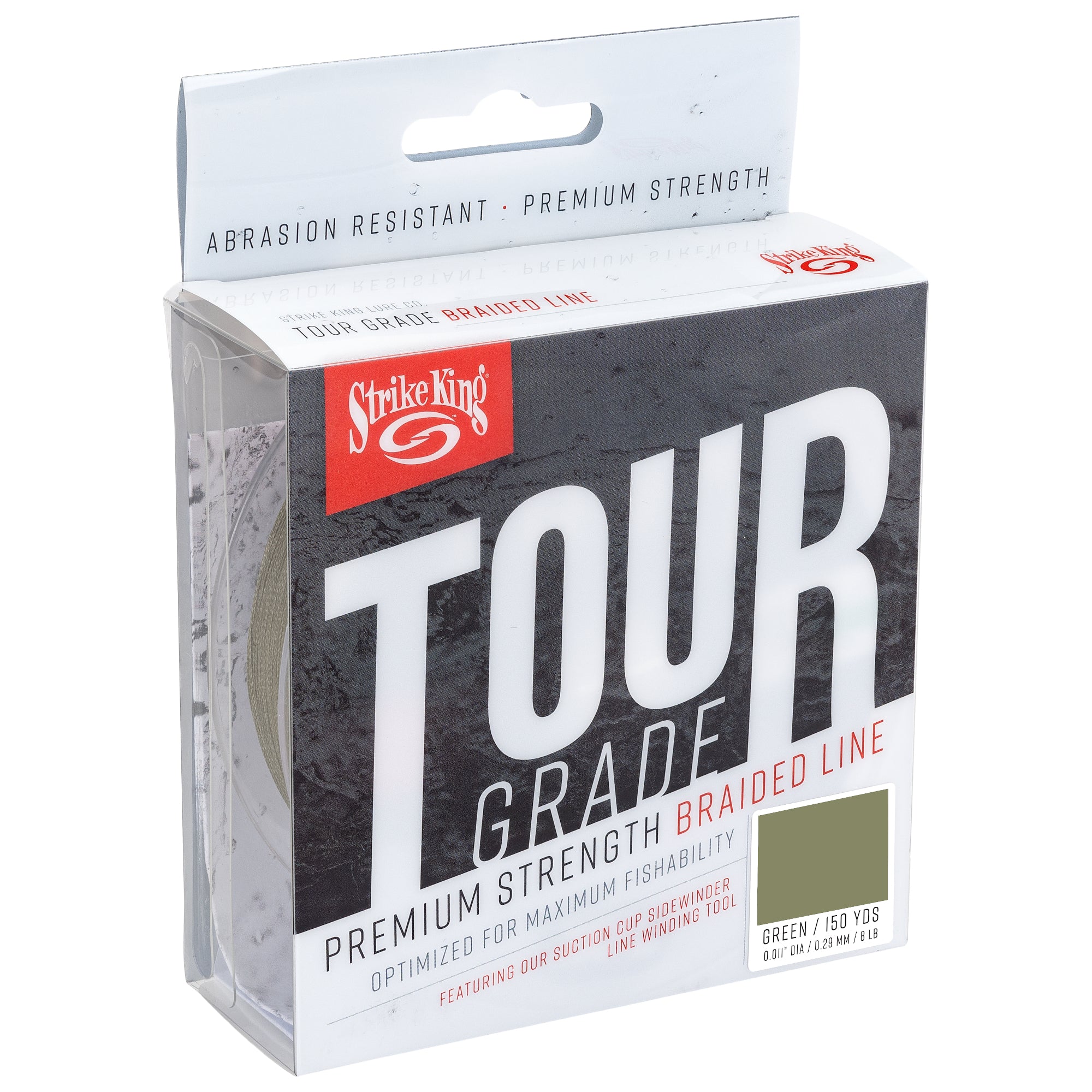 Strike King Tour Grade Braid Green Braided Line - TACKLE WAREHOUSE AMERICA​