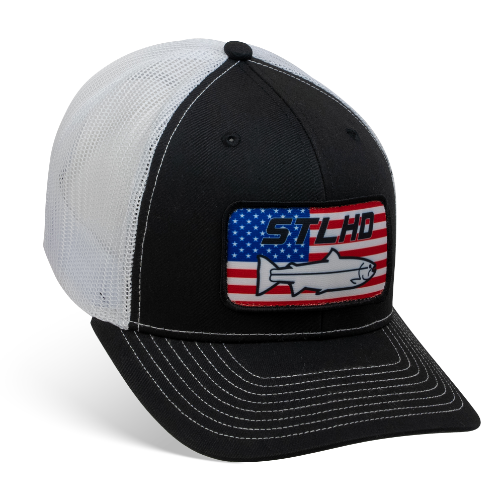 STLHD Nation Black/White Trucker Snapback Hat - TACKLE WAREHOUSE AMERICA​