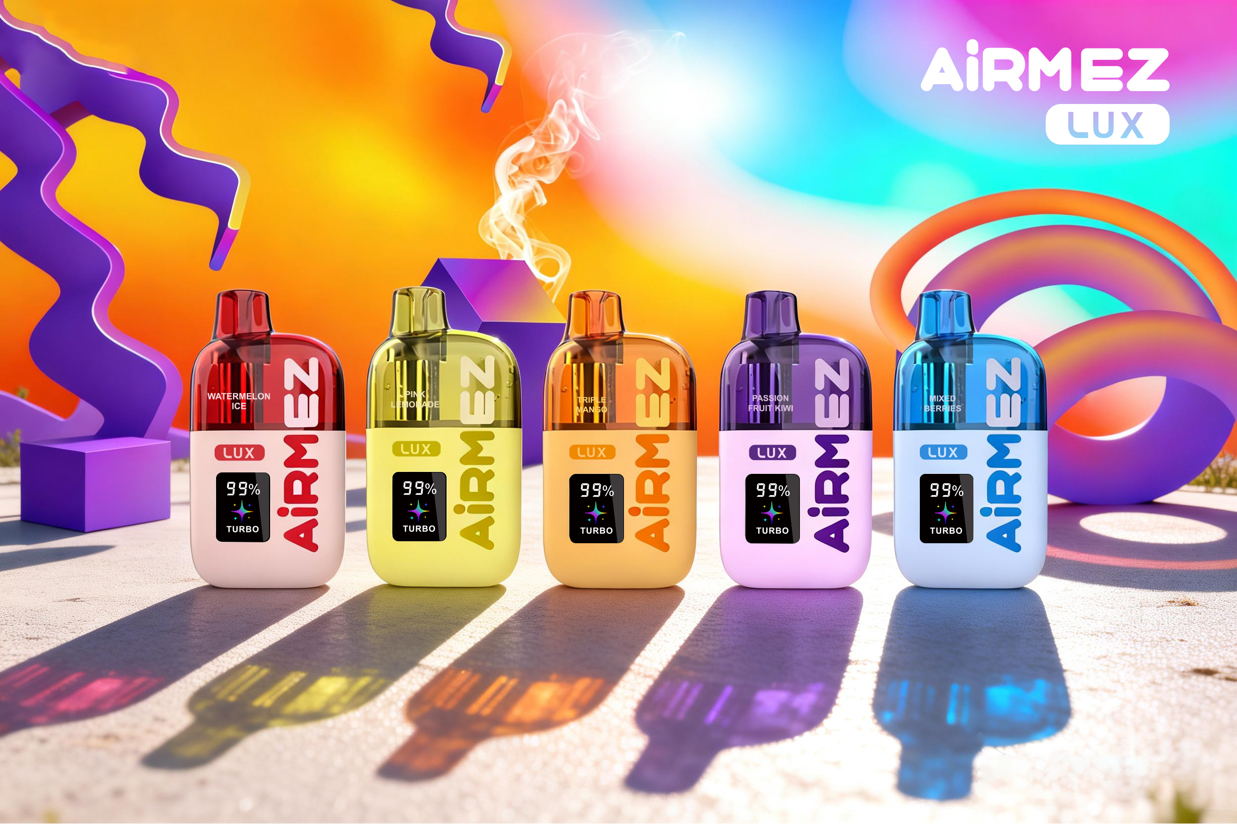 Airmez Lux 60000 Puffs Disposable Vape - Dual Mode - EU Stock