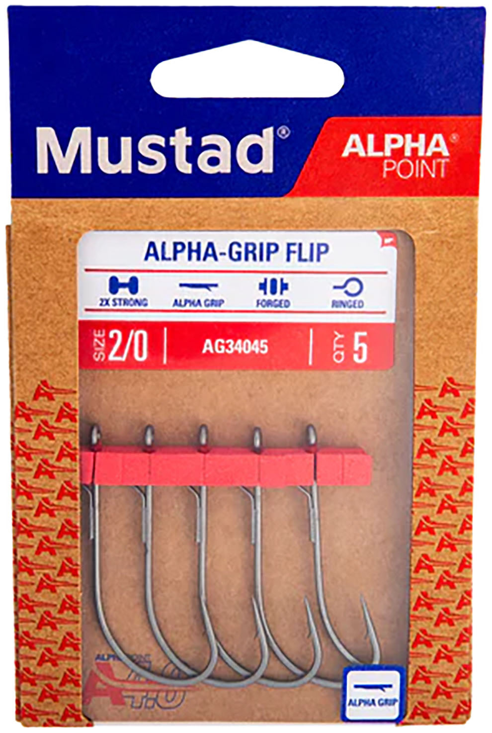 Mustad Alpha-Grip Inline Flipping Hooks - TACKLE WAREHOUSE AMERICA​