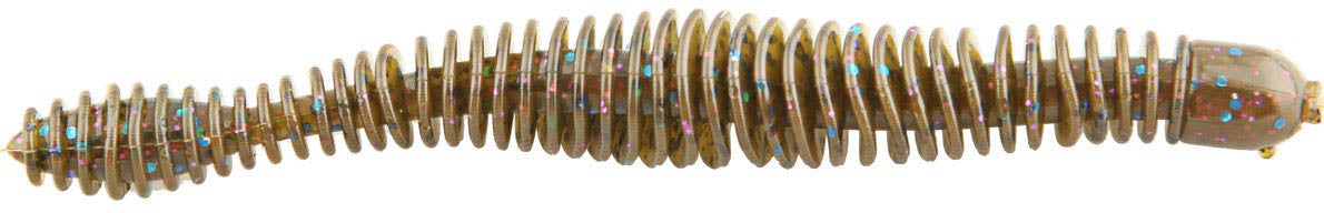 Big Bite Baits Coontail Worm 4 3/4 inch Ribbed Worm - TACKLE WAREHOUSE AMERICA​