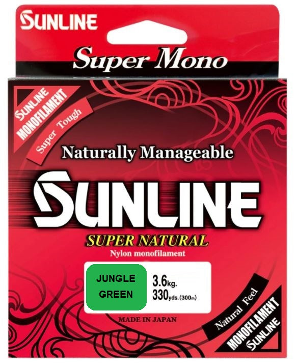 Sunline Super Natural Nylon Monofilament Line 330 yd - TACKLE WAREHOUSE AMERICA​