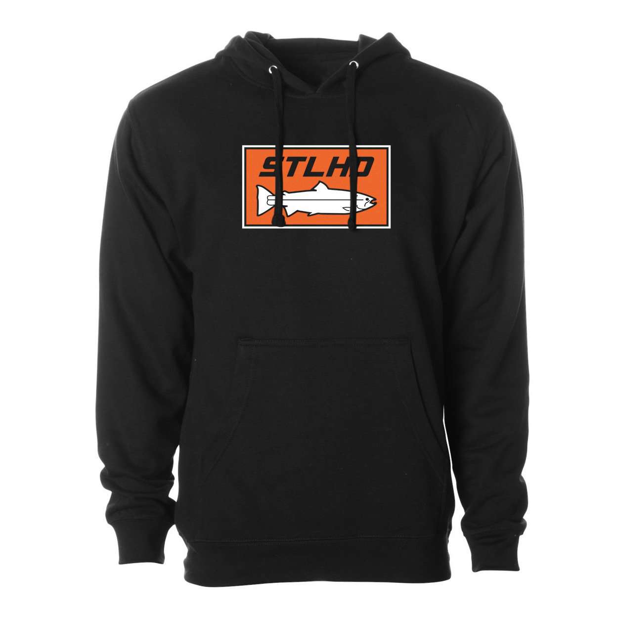 STLHD Men's Standard Logo Black Standard Hoodie - TACKLE WAREHOUSE AMERICA​