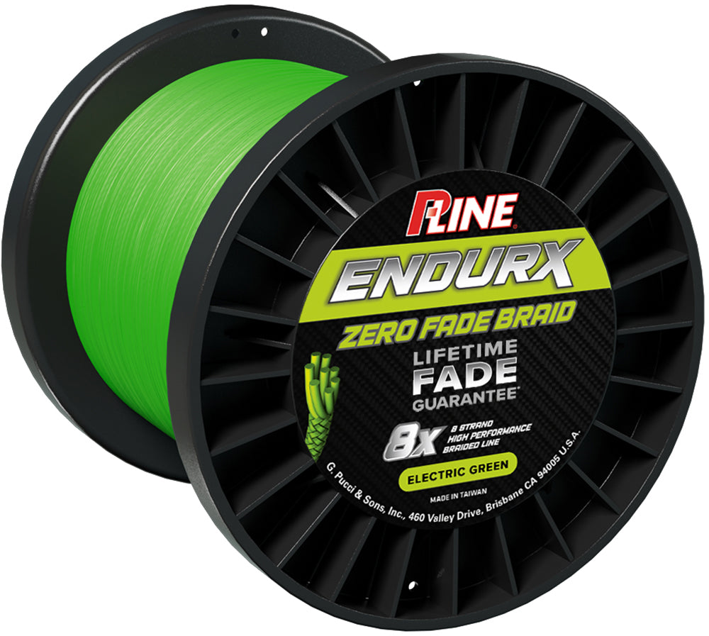 P-Line EndurX Braid Bulk Spools - Electric Green - TACKLE WAREHOUSE AMERICA​