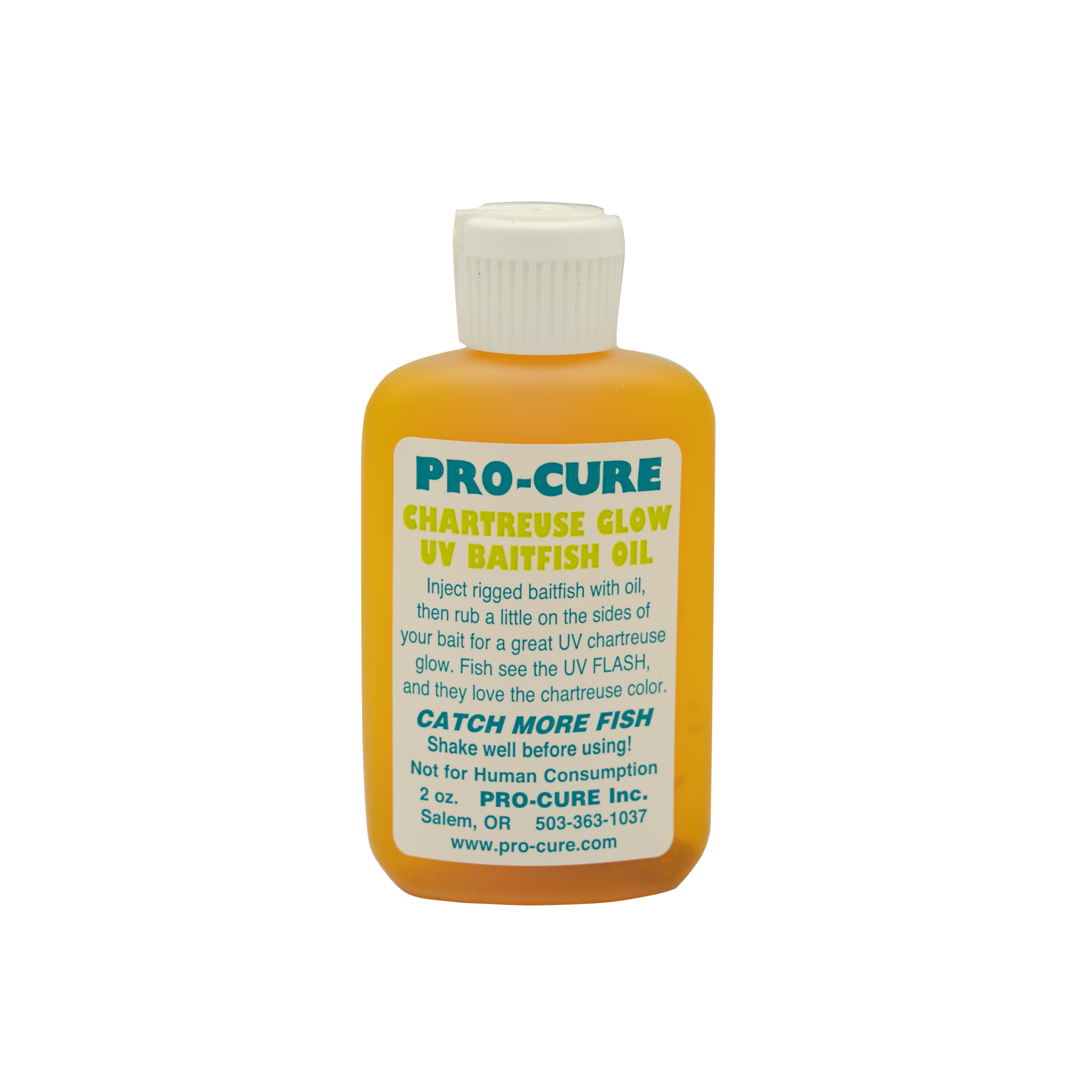 Pro-Cure Chartreuse Glow UV Baitfish Oil 2 oz. - TACKLE WAREHOUSE AMERICA​
