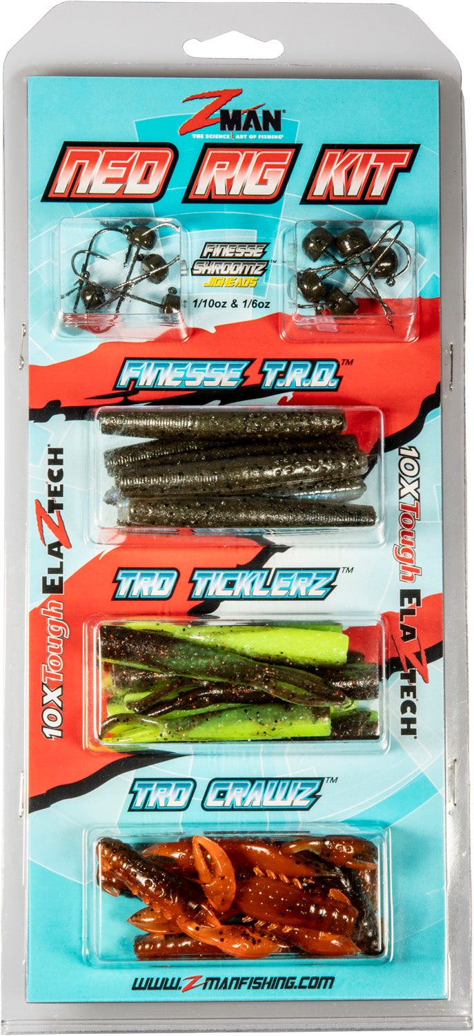 Z-Man 32-Piece Ned Rig Kit Hot Colors - TACKLE WAREHOUSE AMERICA​