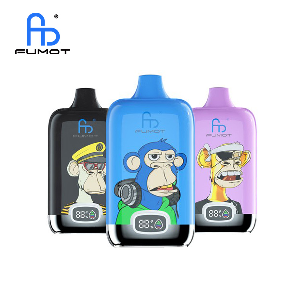 Fumot Digital Box 12k Puffs Wholesale Disposable Vape Multi-Flavor Display