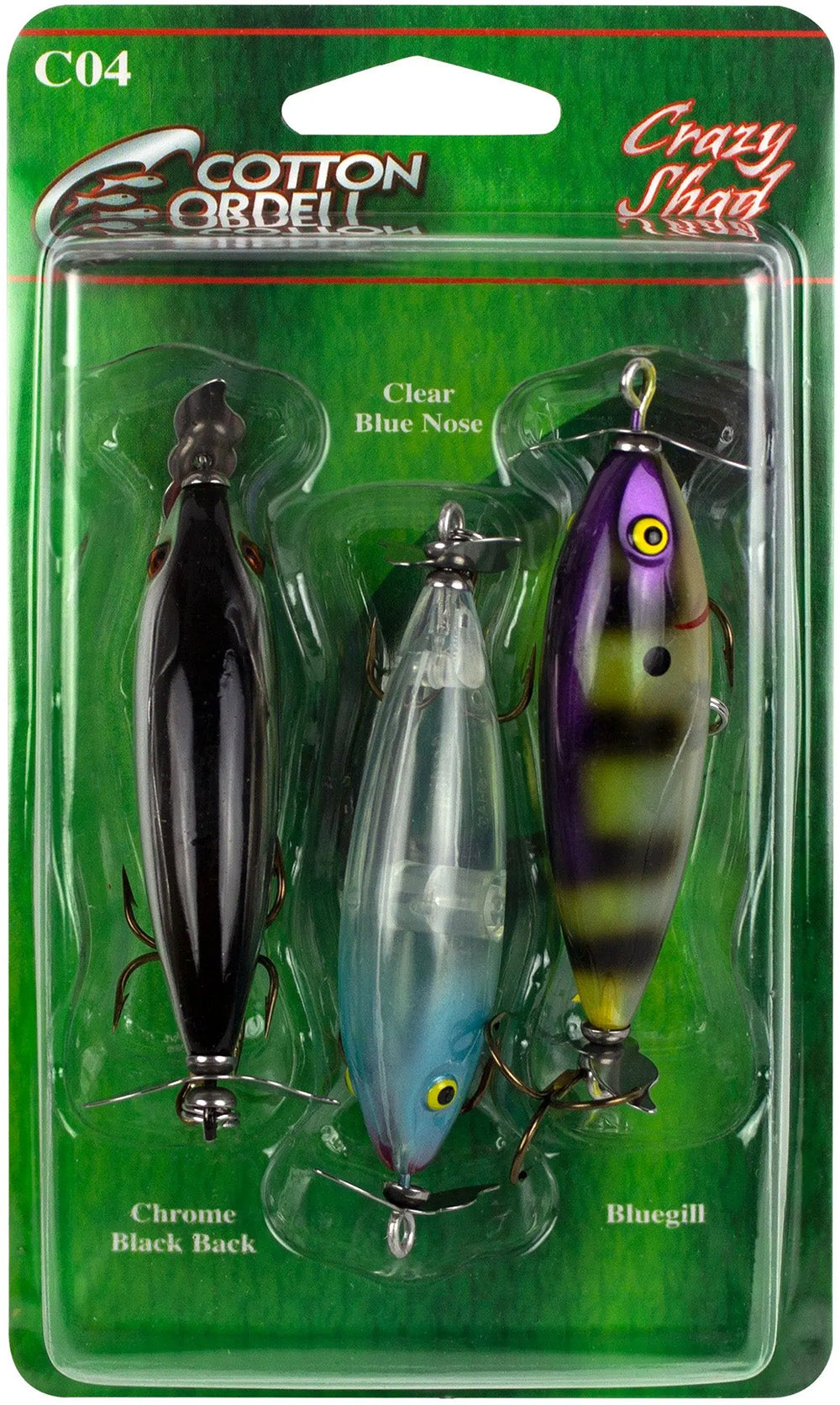 Cotton Cordell Crazy Shad CRD Kit - 3 Pack - TACKLE WAREHOUSE AMERICA​