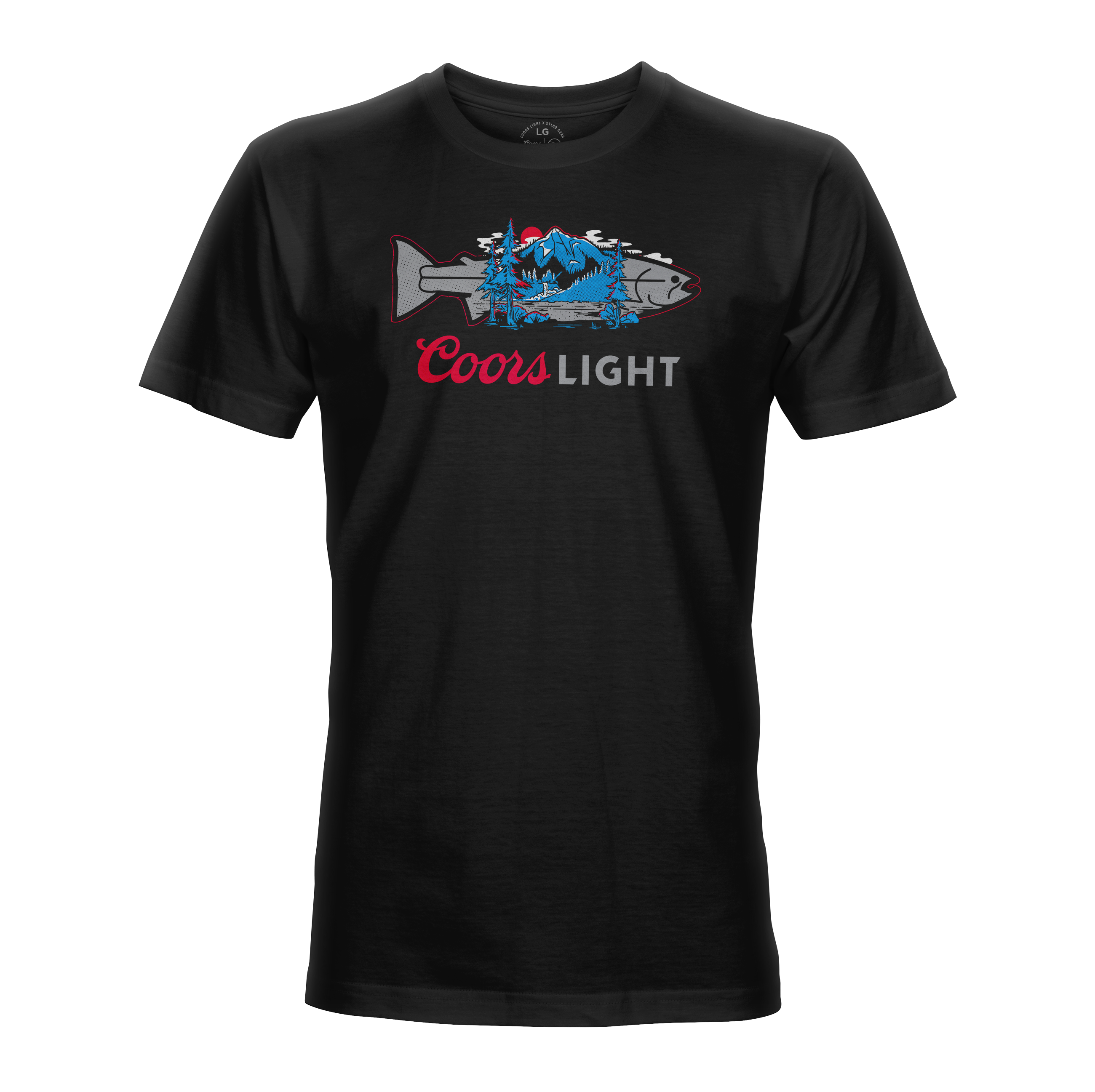 STLHD Men’s X Coors Light Blue Mountains Tee - TACKLE WAREHOUSE AMERICA​