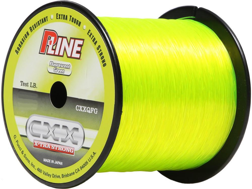 P-Line CXX Fluorescent Green X-Tra Strong Fishing Line - TACKLE WAREHOUSE AMERICA​