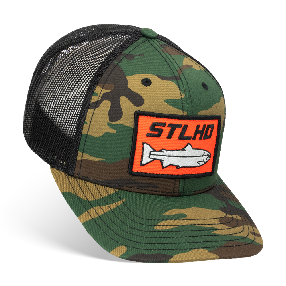 STLHD Camo Snapback Trucker Hat - TACKLE WAREHOUSE AMERICA​