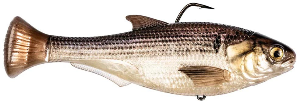 Z-Man Shadtron Line Through Slow Sinking Swimbait - 6 Inch - TACKLE WAREHOUSE AMERICA​