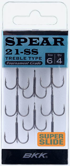 BKK Spear-21 SS Treble Hook - TACKLE WAREHOUSE AMERICA​