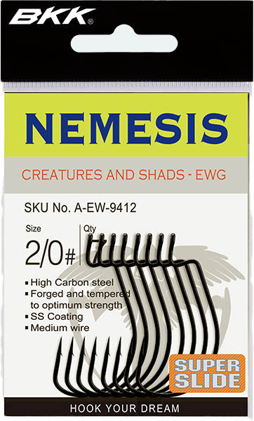 BKK Nemesis Texas Rig Bulky Bait Hook - TACKLE WAREHOUSE AMERICA​