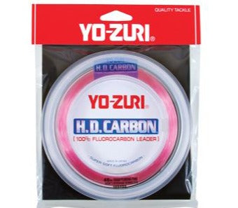 Yo-Zuri HD Carbon Disappearing Pink 100 Yards Fluorocarbon Leader - TACKLE WAREHOUSE AMERICA​