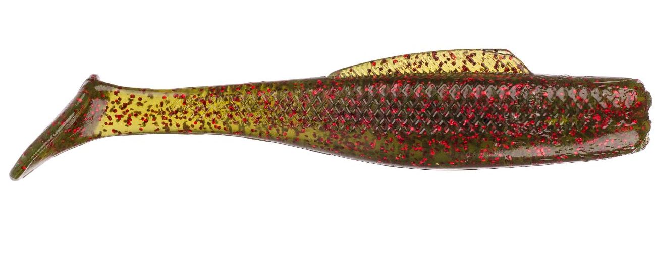 Strike King Redfish Magic Glass Minnow 4 inch ElazTech Paddle Tail Swimbait 5 pack - TACKLE WAREHOUSE AMERICA​