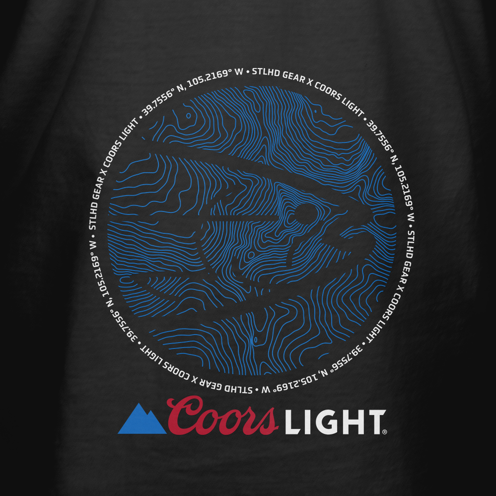 STLHD Men’s X Coors Light Coordinates Tee - TACKLE WAREHOUSE AMERICA​