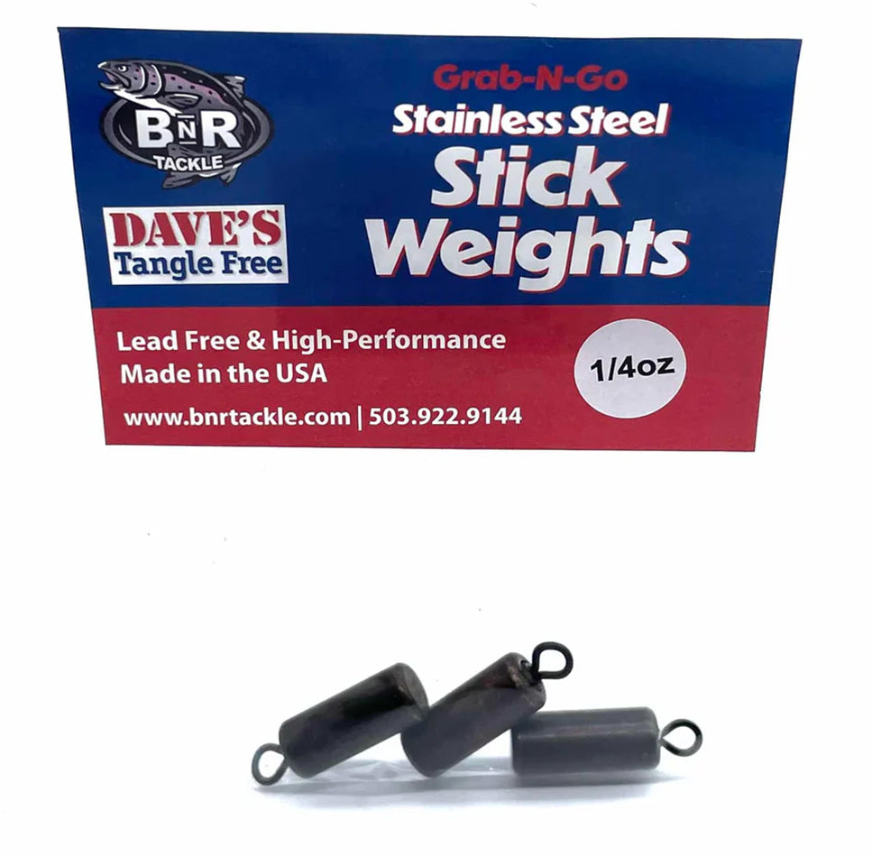 BnR Tackle Steel Stick Weight Grab-N-Go Pack - 3 Pieces - TACKLE WAREHOUSE AMERICA​