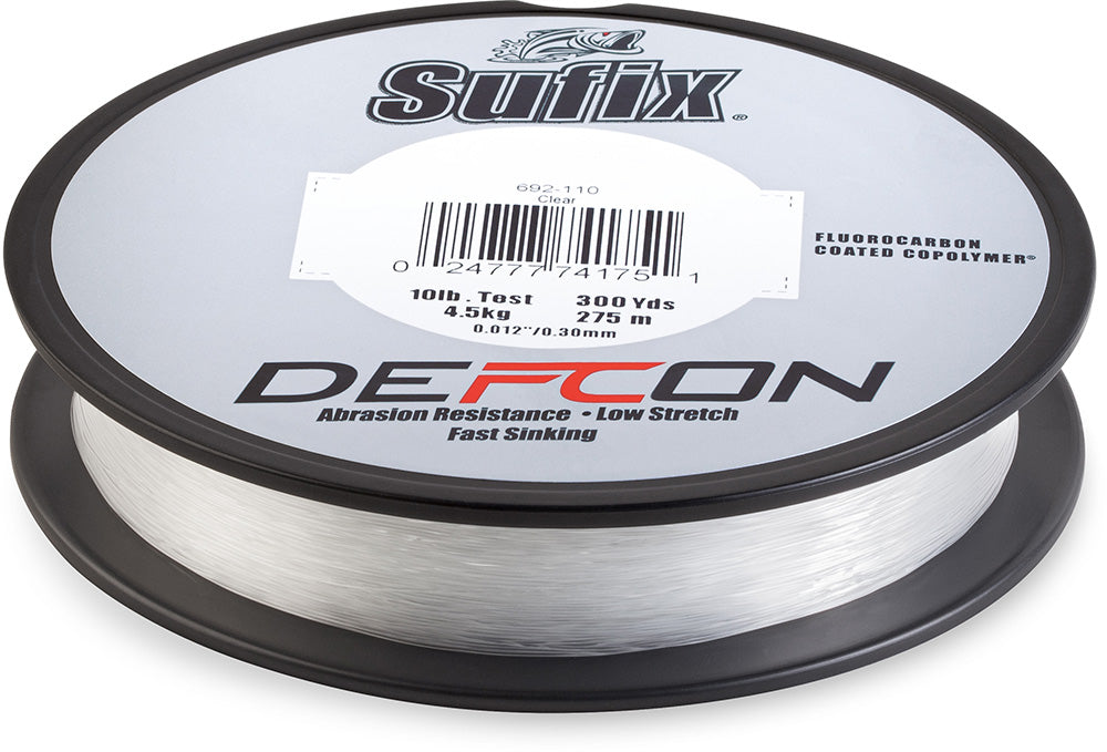 Sufix Defcon FC Copolymer Clear Bulk Spools - TACKLE WAREHOUSE AMERICA​