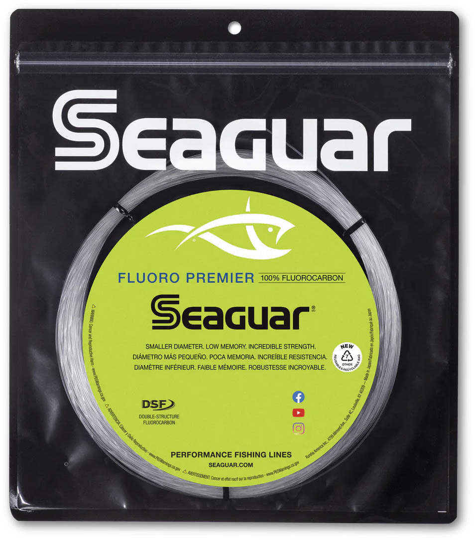 Seaguar Fluoro Premier Leader Wheel 50 Yards - TACKLE WAREHOUSE AMERICA​