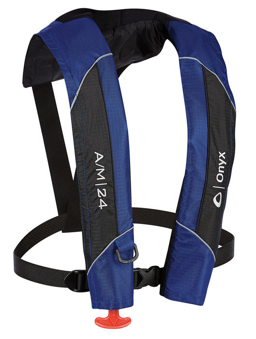 Onyx A/M-24 Automatic/Manual Inflatable Life Jacket - TACKLE WAREHOUSE AMERICA​