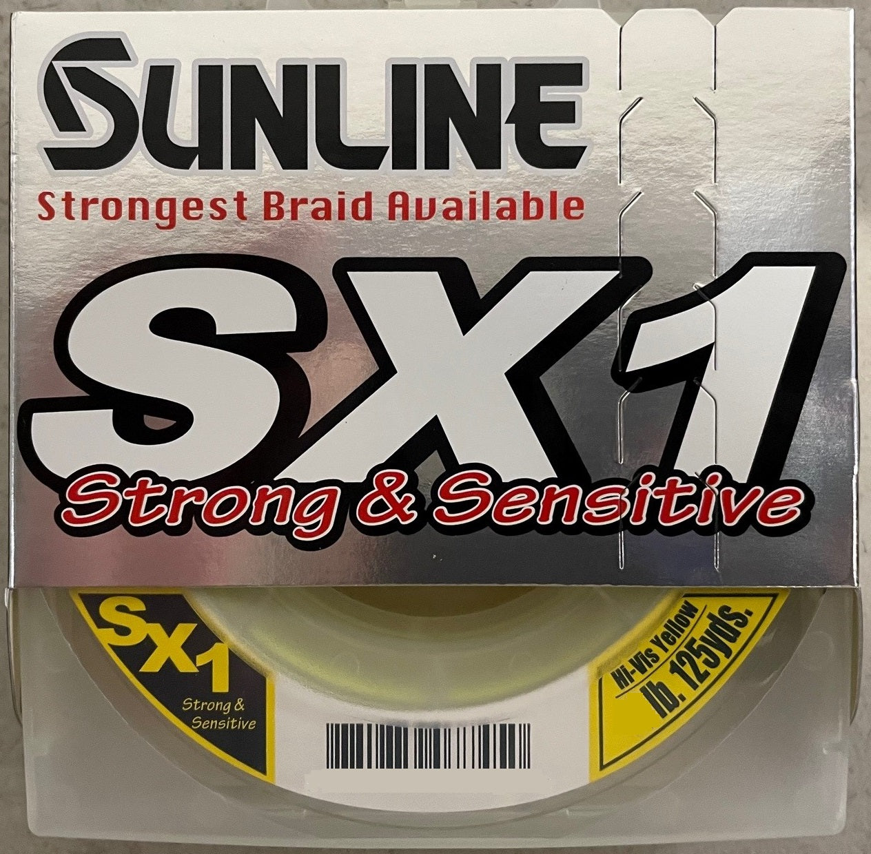 Sunline SX1 Braid High-Vis Yellow Leader 125 yd - TACKLE WAREHOUSE AMERICA​